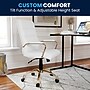 Flash Furniture Whitney Ergonomic LeatherSoft Swivel Executive Chair, White/Gold (GO2286MWHGLD)~#|#~E088CCD6-B5B6-459B-ABF23EE4096FAB4C_sc7