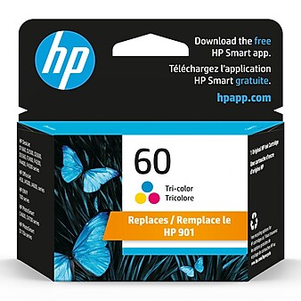 HP 60/901 Tri-Color Ink Cartridge (CC643WN)