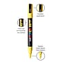 POSCA PC-3M Water Based Paint Marker, Fine Bullet Tip, Yellow, 3/Pack (UBCPC3MYELLOW-3)~#|#~E08AD124-09E3-4D2C-B26B7127851A41A9_sc7