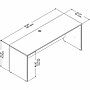 Bush Business Furniture Studio C 72"W Credenza Desk, Storm Gray (SCD372SG)~#|#~E08AFA59-E3EE-413F-966B825B05E4A618_sc7