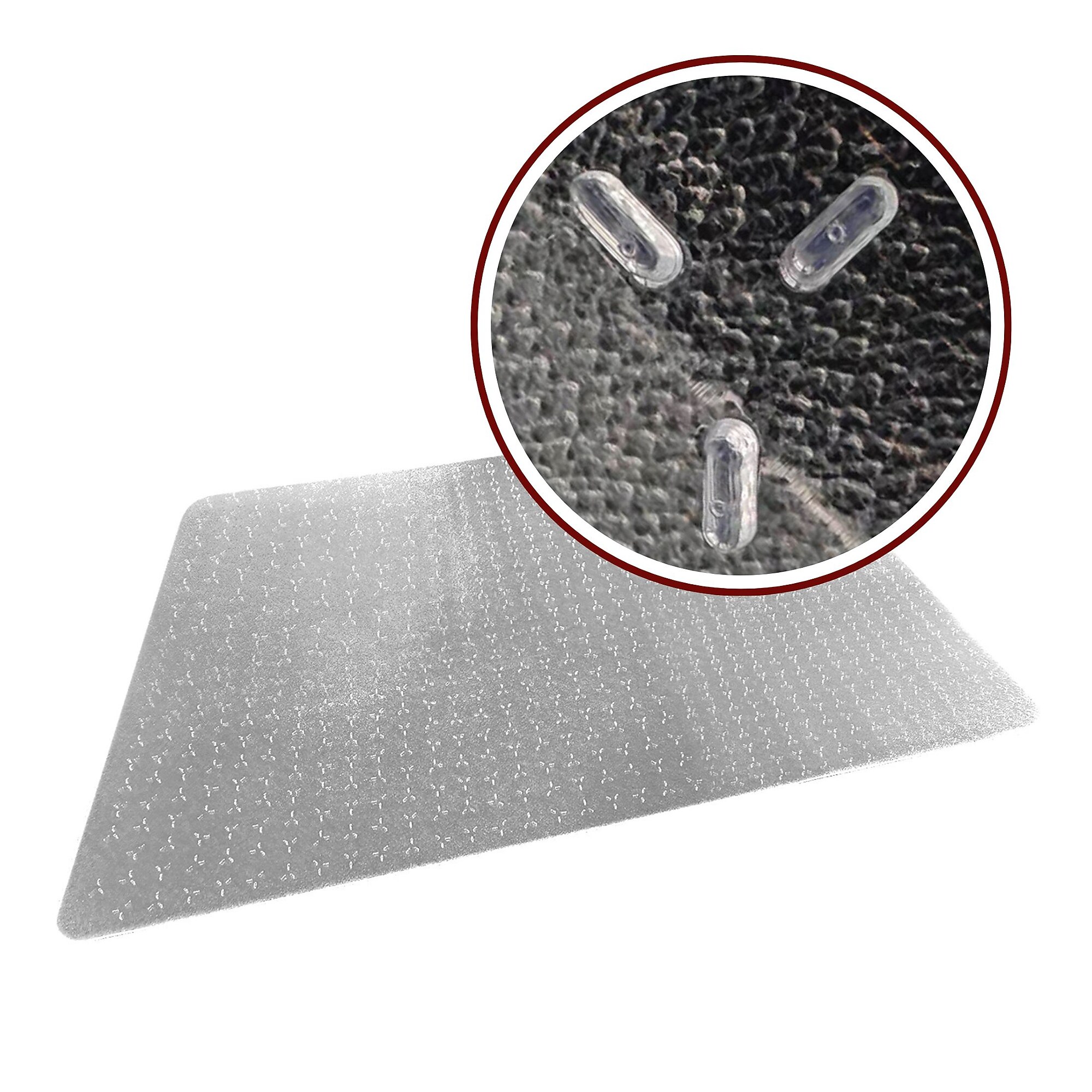 Floortex Cleartex TrYlok Carpet Chair Mat, 35″ x 47″, Designed for Low-Pile Carpet, Clear Vinyl (NRCMFLVT0002) Sansujyuku sansujyuku.com