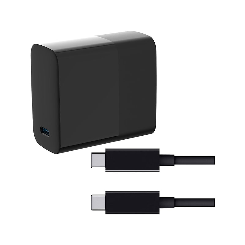 4XEM 65W USB-C to USB-C GaN Charging Kit for USB-C Devices, Black (4X65WCHRGKIT10B) image 1