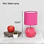 Simple Designs 10.24" LED Table Lamp, Pink (LT2065-PNK)~#|#~E08EAE57-72F8-491A-B2F3A854881A6280_sc7