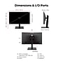 ViewSonic 24" FHD 120Hz LCD Monitor, Height Adjustable, Black (VA2448-MHJ)~#|#~E090AB68-3D54-4949-9CDD3EA1B30C2CC7_sc7