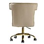 Karat Home Armless Polyester Swivel Task Chair, Tan (OFM0001-TAN)~#|#~E0922247-7A13-4635-AD7CA2FA71859B0C_sc7