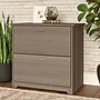 Bush Furniture Cabot 2-Drawer Lateral File Cabinet, Letter/Legal Size, 30" H x 31.26" W x 19.57" D, Ash Gray (WC31280)~#|#~E093575D-171B-4057-A92E88B06D02A5D2_sc7
