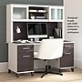 Bush Home Somerset 60"W Desktop Hutch, Storm Gray (WC81031)~#|#~E093AD30-9389-4ABB-99194BF9CF415A8F_sc7