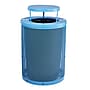 Alpine Industries 4460 Steel Mesh Outdoor Trash Can with Covered Top with Open Sides Lid, 36 Gallon, Blue (ALP4460-01-D)~#|#~E0945AA4-7E44-49C8-AD069A1AA5E48FA8_sc7