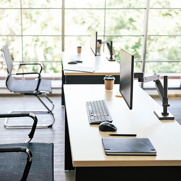 Ergotron LX Pro Adjustable Desk Monitor Arm, Tall Pole, Up to 34
