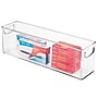 iDESIGN Large Stackable Plastic Storage Bin, Clear, 2/Set (28293M2)~#|#~E098A087-5C0A-4905-841D5218C49618ED_sc7