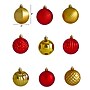 Nearly Natural Holiday Shatterproof Red Christmas Tree Ornament Set, 60mm, 101/Set (D1002-RD)~#|#~E09A5C57-8153-4825-A5D4A7D2BBBDC157_sc7