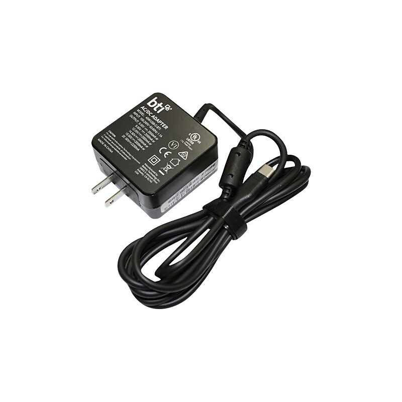BTI 45W Power Adapter for Dell Inspiron 13 7368 2-in-1 Laptop, Black (492-BBWZ-BTI) image 1
