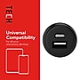 Staples TECH USB-A/USB-C Car Charger, 32W, Black (ST62340)~#|#~E0A42AEA-F57D-4A64-95A5AD6F850540F0_sc7