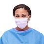 Medline ASTM Level 3 Procedure Face Mask, Ear Loops, Anti-Fog, Purple, 50/Box (NON27412ELZ)~#|#~E0AA4ED8-C9B5-4890-8D741161CDBCB59F_sc7