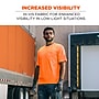 Ergodyne GloWear 8092 High Visibility Short Sleeve T-Shirt, Orange, 5XL (21809)~#|#~E0AB466A-146D-4684-B80DEBE23A1E87F5_sc7