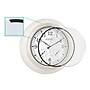 La Crosse Technology 21" Indoor/Outdoor Atomic Analog White-Washed Hammered Metal Wall Clock~#|#~E0B0E20E-DA45-45F2-8CE08FE044A70F4E_sc7
