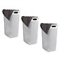 Mind Reader 15.8 Gallon Hamper with Lid, Plastic, White, 3/Pack (3PK60HAMP-WHT)~#|#~E0B7D1C0-C224-4259-83EC678BA2E76380_sc7