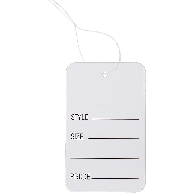 Nahanco 1 7/8" Suggested Retail Price Tag, White, 1000/Carton (T5S) image 1