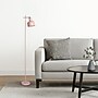Simple Designs Sleek Essentials 54.72" Metal Floor Lamp with Round Shade, Pink (LF1051-PNK)~#|#~E0BA4B46-4259-4B44-929ECAFC9EE375B5_sc7