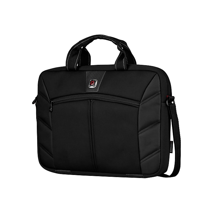 Wenger Sherpa Laptop Case, Black Polyester (605295) | Staples