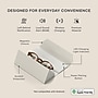 Satechi Vegan-Leather FindAll Glasses Case, Sand (ST-LFAGCW)~#|#~E0BDCA20-6CBC-482A-AB97ED76A78977BD_sc7