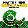 Scotch Magic Invisible Clear Tape Refill, 0.5" x 12.5 yds., 1" Core (104)~#|#~E0C08078-41CC-46B3-8E8AE70D57CCCF8C_sc7
