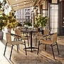 Flash Furniture Rattan Indoor-Outdoor Restaurant Stack Chair, Beige, 4-Pieces (4TLH037BGE)~#|#~E0C0A7A2-E35D-4255-859F9446301F5402_sc7