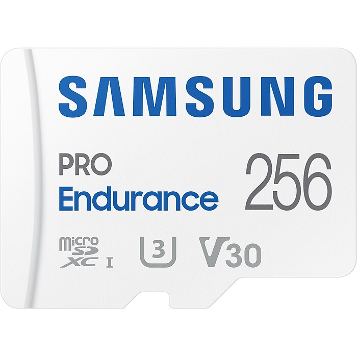 Samsung PRO Endurance 256GB microSDXC Memory Card with Adapter