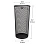 Mind Reader Umbrella Stand Entryway, Black, Metal Mesh, 2/Pack (2UMBHBASK-BLK)~#|#~E0C2E99E-87DB-4570-8AEE3E79BA8E853B_sc7