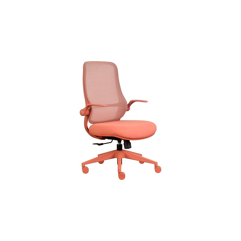 Tempur-Pedic Stratus Ergonomic Mesh/Fabric Swivel Executive Chair, Coral (TP-STRATUS-COR) image 1