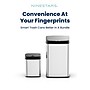 Nine Stars Stainless Steel Motion Sensor Trash Cans, Silver, 2/Pack (CB50-28/15-5)~#|#~E0C563F1-B86C-41E5-9A3A931AC546DFAD_sc7