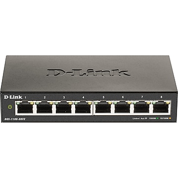 Netgear Plus 8-Port Gigabit Ethernet PoE Managed Switch, Black
