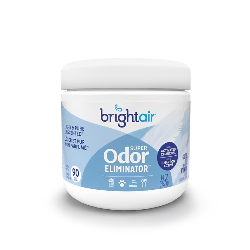 Bright Air Super Odor Eliminator Air Freshener Gel, 14 oz., 6/Carton (901333) image 1
