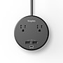 Staples TECH 2-Outlet 3-USB Port Surge Protector, 5', 500 Joules, Black (ST62772)~#|#~E0CF408C-EABC-4548-87AD3B3BEAE14484_sc7