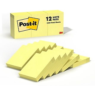 Staples Recycled Sticky Notes, 3