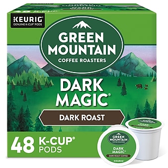 Green Mountain Dark Magic Coffee, Keurig® K-Cup® Pods, Dark Roast, 48/Box (81911/15171)
