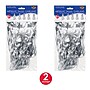 Beistle Metallic Silver Tinsel Garland, Silver, 2/Pack (59927-S)~#|#~E0D469AF-4736-4275-A146B834F0982AF9_sc7