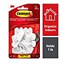 Command Small Utility Hooks, 1 lb., White, 6/Pack (17002-6ES)~#|#~E0DCD667-3AFB-48B3-B793AC6561088B19_sc7