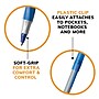 BIC Round Stic Grip Xtra Comfort Ballpoint Pens, Fine Point, Blue Ink, Dozen (13903)~#|#~E0DD8FEE-8C67-4153-90236E4FCE27EE33_sc7