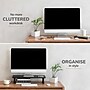 Anji Mountain Acacia Wood Monitor Stand, Up to 32" Monitor, Black (MS-BLK-02BLK)~#|#~E0DFF05A-BF0C-456E-80486C291387D588_sc7