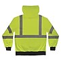 GloWear 8311BK High Visibility Long Sleeve Black Bottom Hooded Sweatshirt, ANSI Type R Class 3, Lime, Large (22874)~#|#~E0E2C2E4-D34E-4AE7-BD15DDF64E1CE0B8_sc7
