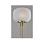 Adesso Hazel 65" Antique Brass Floor Lamp with Round Frosted Shade (4278-21)~#|#~E0E39146-0358-49F4-808351B1F31E7327_sc7