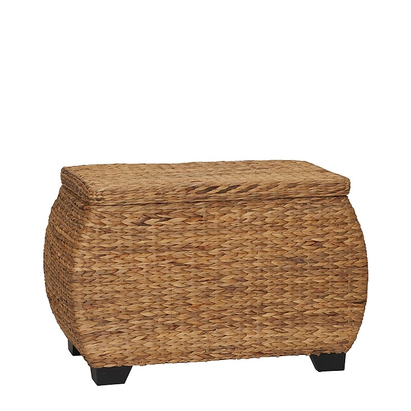 Household Essentials 177 Quart Storage Chest, Wicker, Natural (ML-4107) image 1