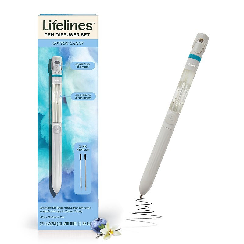 Lifelines Cotton Candy Essential Oil Blends Pen Diffuser, 0.07 oz. (LL-12-3124) image 1