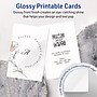 Avery Integrated Cards, 4" x 6", Glossy White, 50/Pack (95344)~#|#~E0EAA07B-67FC-46DA-92FB795A02303D1E_sc7
