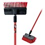 Libman Dual-Surface 10" Scrub Brush & 60" Handle, Steel Handle, Red, 6/Carton (0532)~#|#~E0EB81F4-E385-47FB-AF352C82998753BB_sc7
