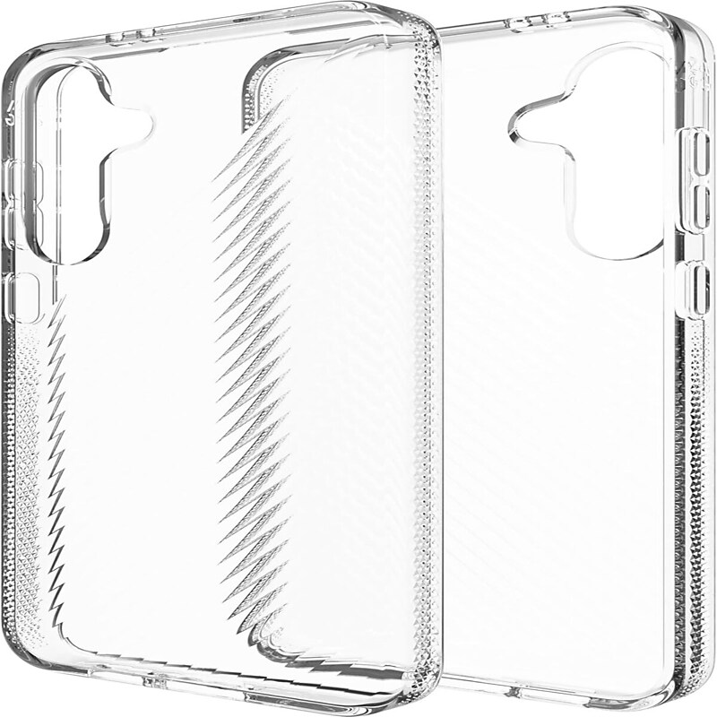 Zagg Luxe Rugged Case for Samsung Galaxy S24 FE, Shock Absorbing, Clear (702316616) image 1