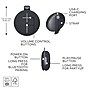 Logitech ULTIMATE EARS MINIROLL Ultra-Portable Bluetooth Speaker, Waterproof, Gentle Black (984-002015)~#|#~E0EBE085-0A80-47A0-B31E48224E2E87A2_sc7