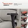 Sharper Image Algrove Comfort-X Ergonomic Swivel Executive Massage Chair, Gray/Black (60117-GRYBLK)~#|#~E0ECE1C0-A733-4298-946345939445A4F0_sc7