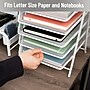 Mind Reader 5-Tier Stackable Paper Desk Tray Organizer, Metal, White (5TPAPER-WHT)~#|#~E0EF4D67-727D-4A93-846C93540BE751FB_sc7
